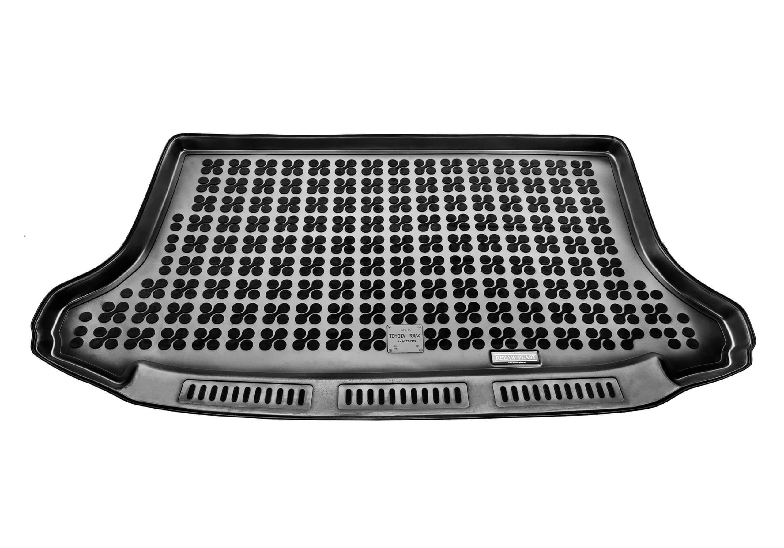 Toyota RAV 4 five door (2006 to 2013):Rezaw-Plast boot liner, black, no. RZ231726