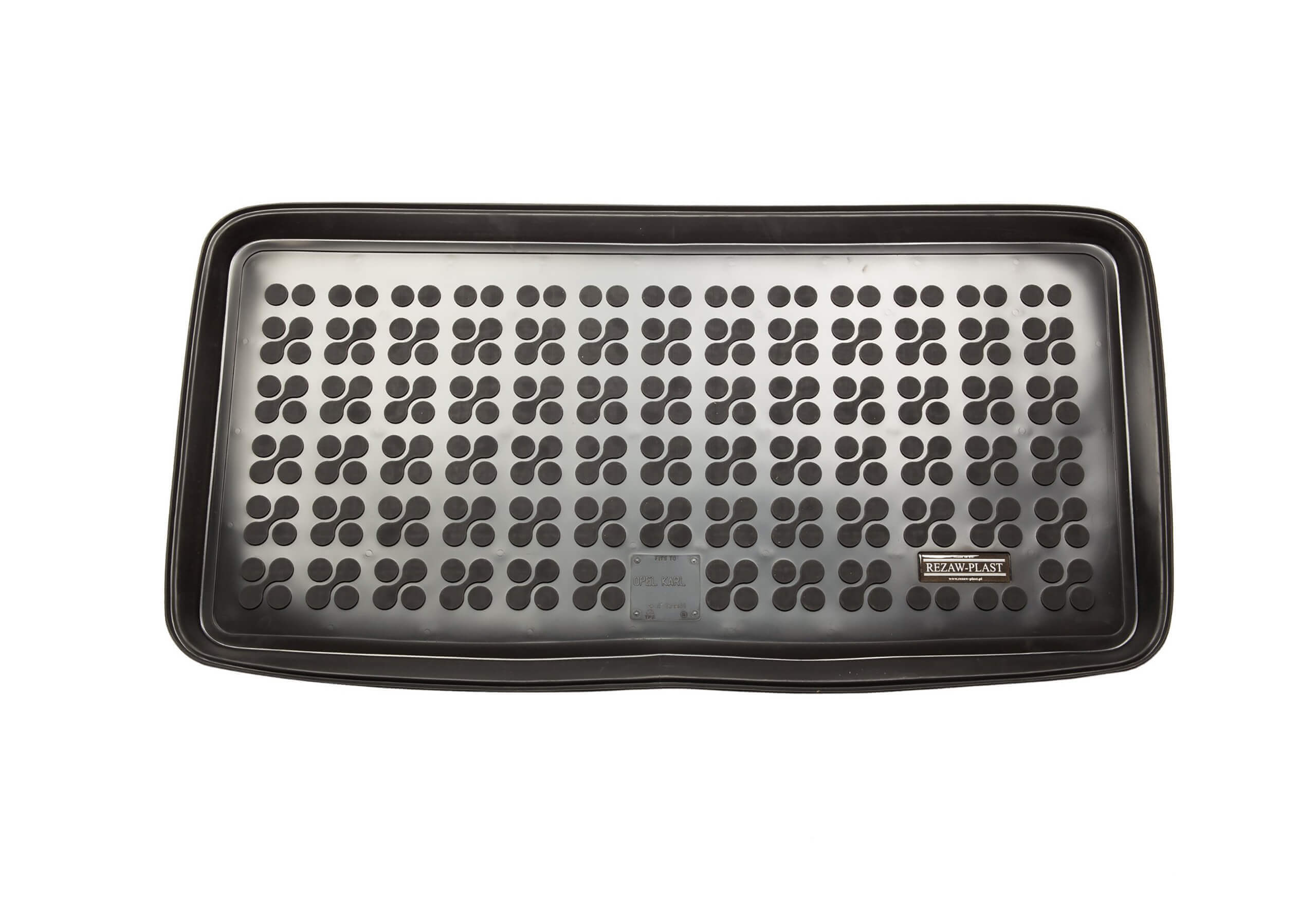 Opel Karl (2015 onwards):Rezaw-Plast boot liner, black, no. RZ231149