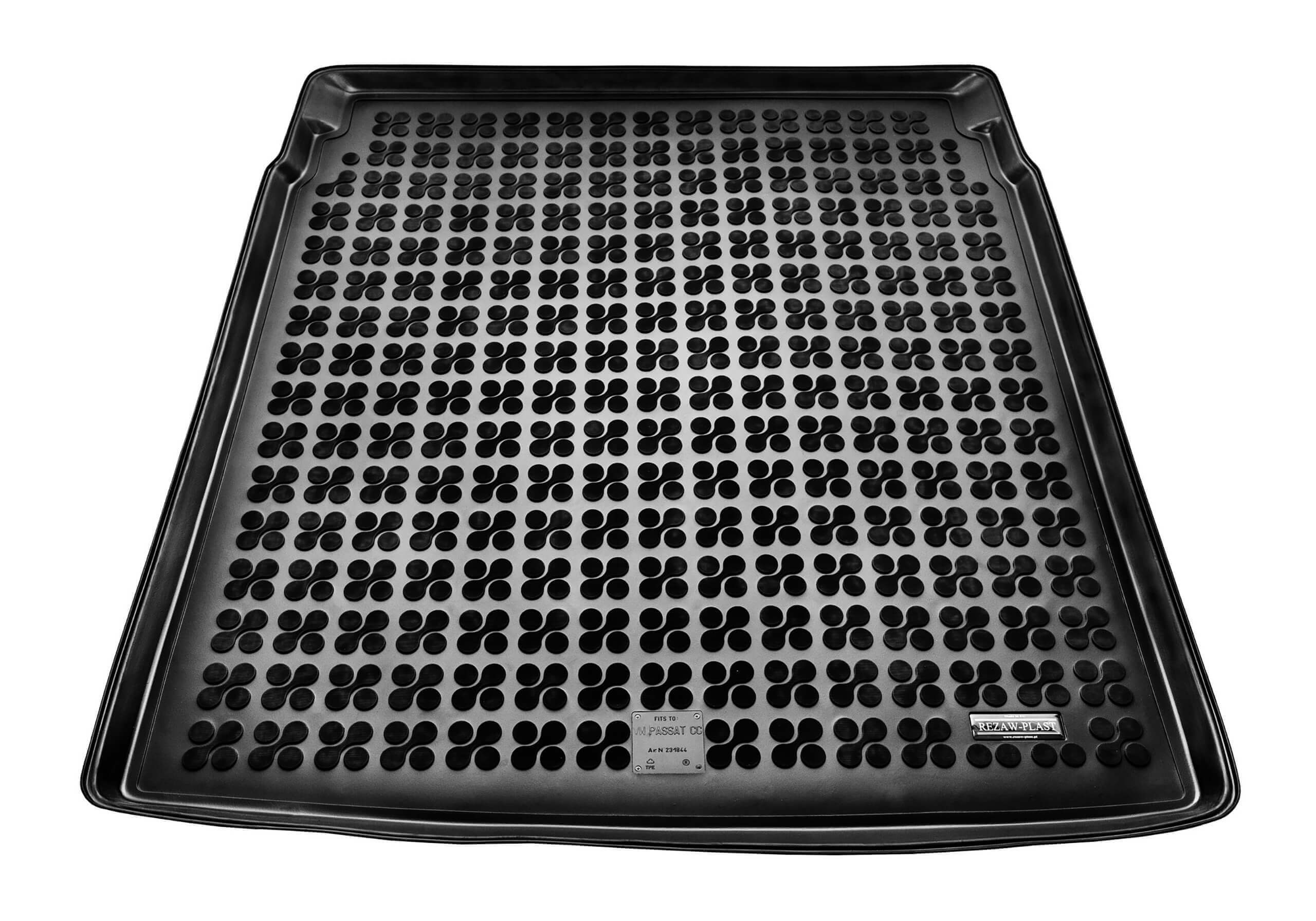 Volkswagen VW CC (2012 to 2017):Rezaw-Plast boot liner, black, no. RZ231844