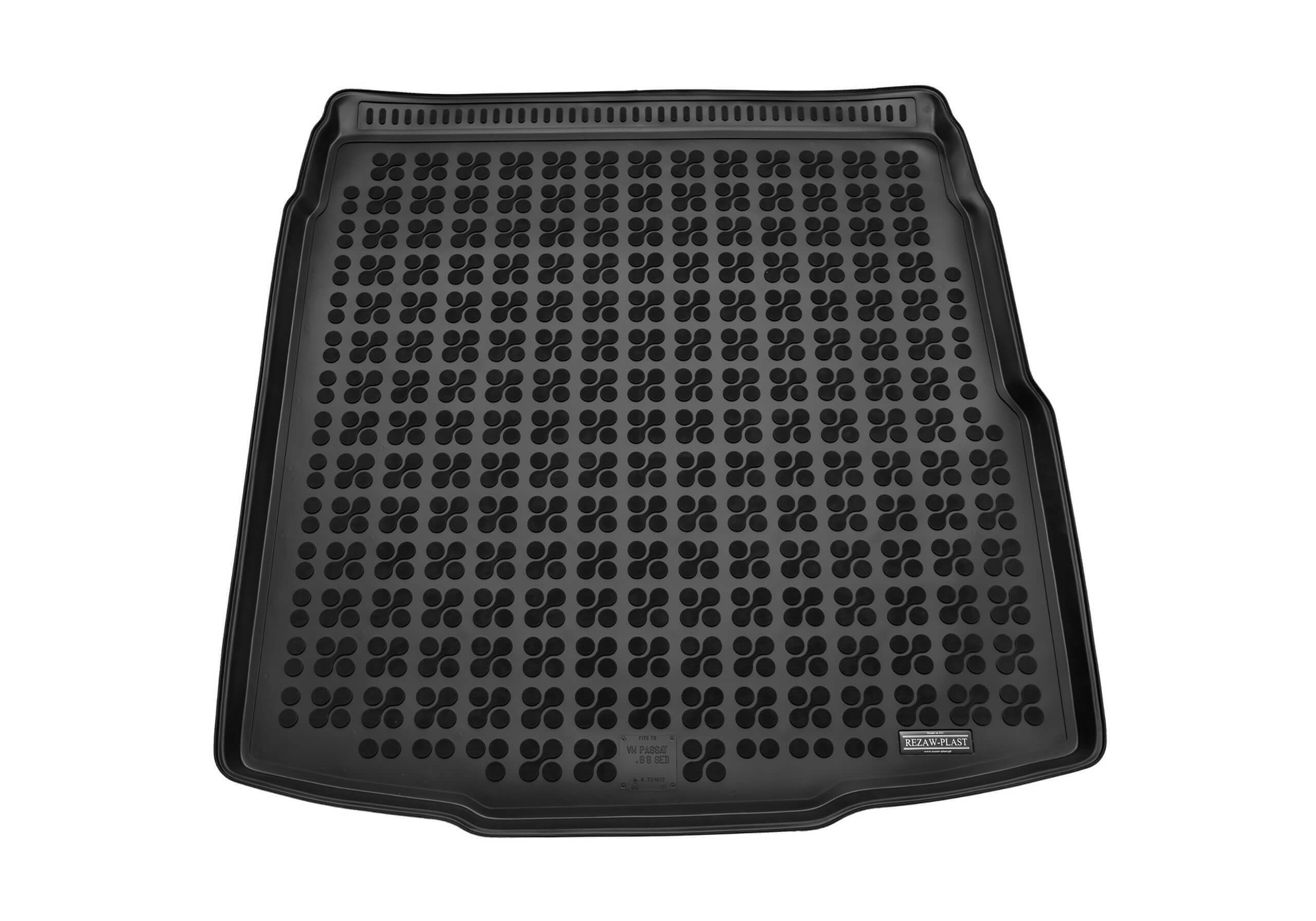 Volkswagen VW Passat four door saloon (2014 to 2024):Rezaw-Plast boot liner, black, no. RZ231872