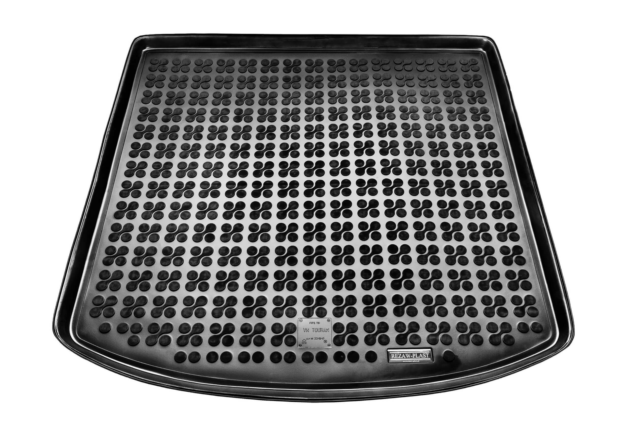 Volkswagen VW Touran (2003 to 2010):Rezaw-Plast boot liner, black, no. RZ231817