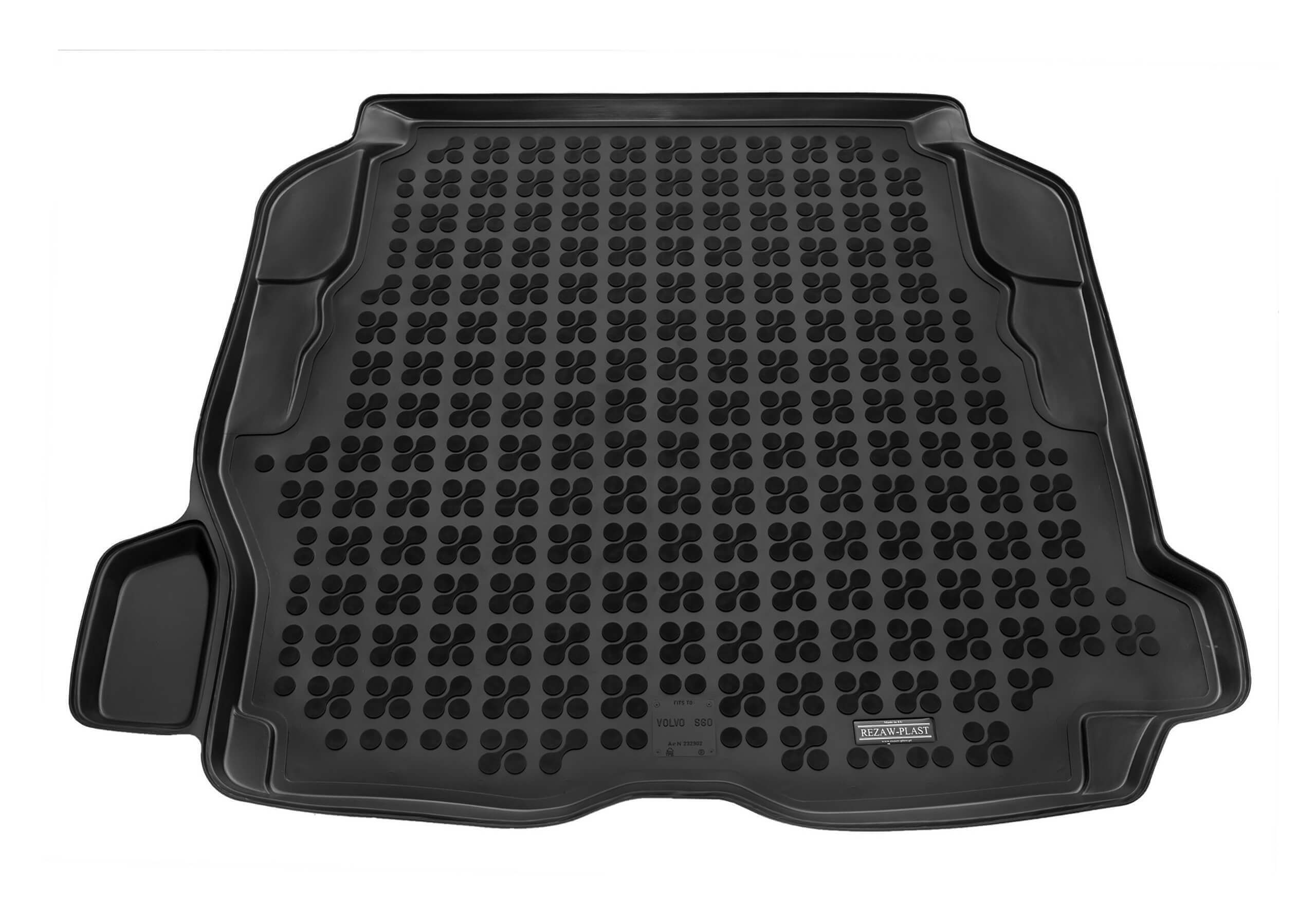 Volvo S60 four door saloon (2000 to 2010):Rezaw-Plast boot liner, black, no. RZ232902