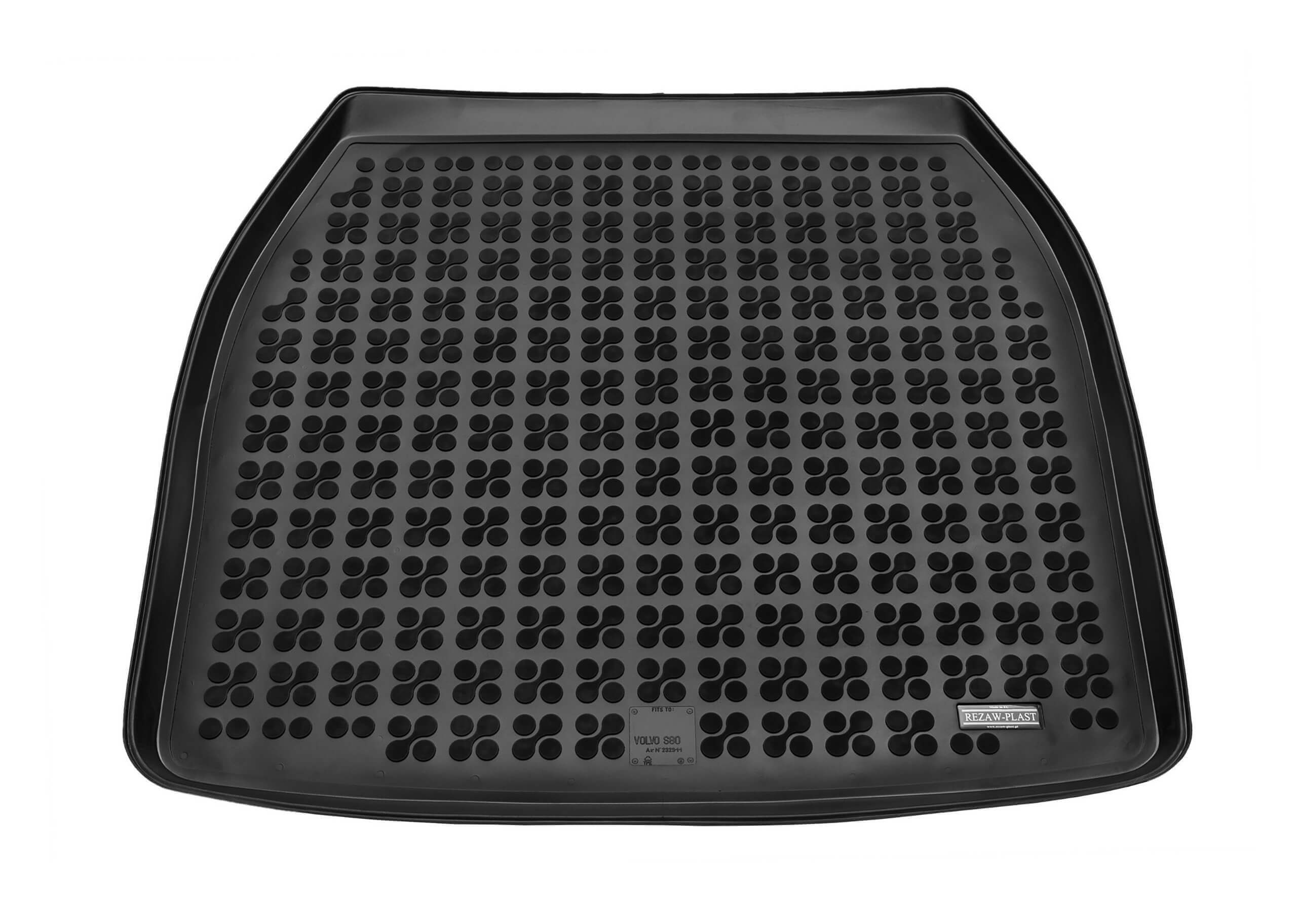 Volvo S80 four door saloon (2006 to 2016):Rezaw-Plast boot liner, black, no. RZ232911