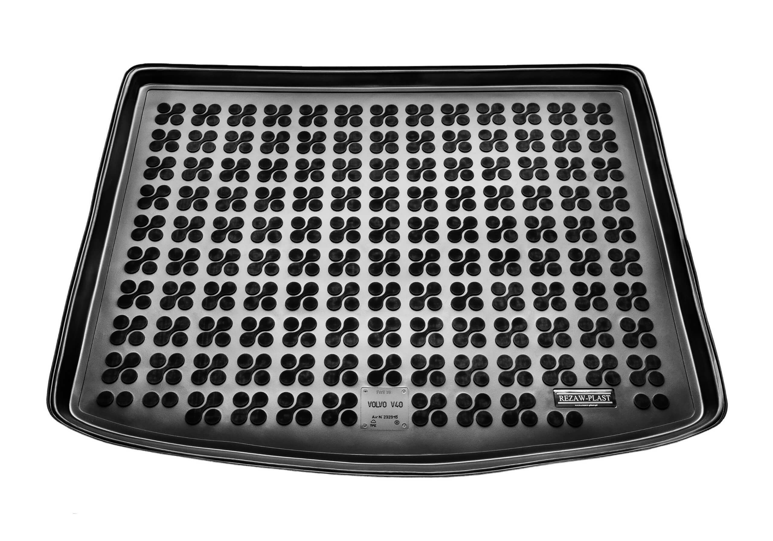 Volvo V40 five door (2012 to 2019):Rezaw-Plast boot liner, black, no. RZ232915