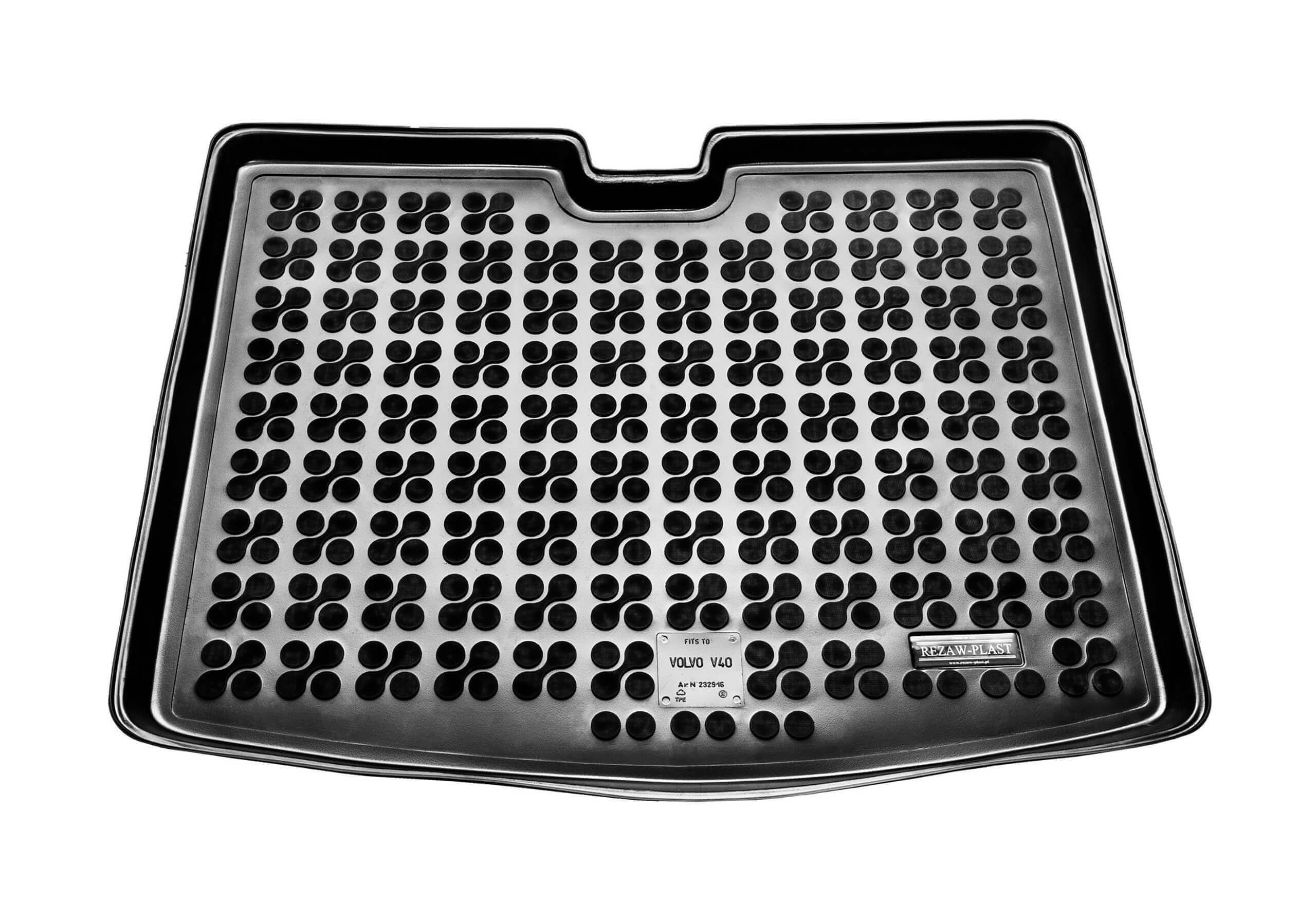 Volvo V40 five door (2012 to 2019):Rezaw-Plast boot liner, black, no. RZ232916