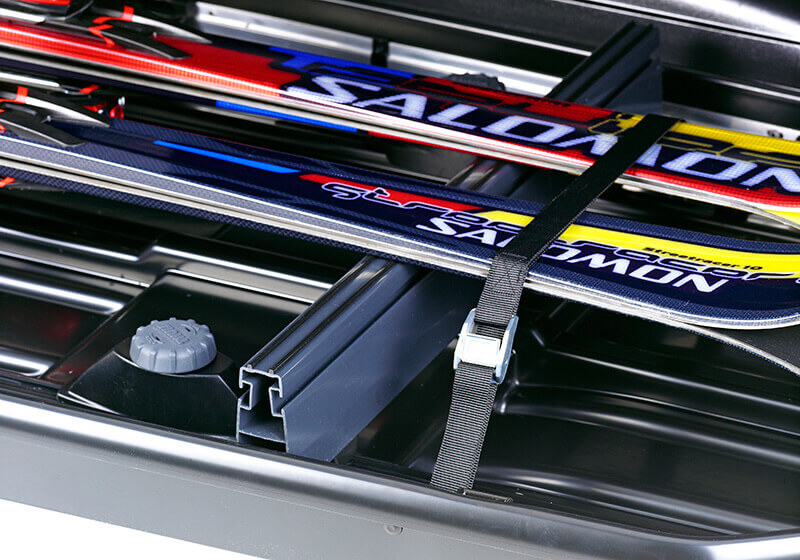 Thule ski holder no. 694900, XL/XXL size - only fits original PowerClick fittings (not T-track adapters)