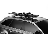 :Thule SnowPack ski carrier no. 7324 - 4 pairs - sliver