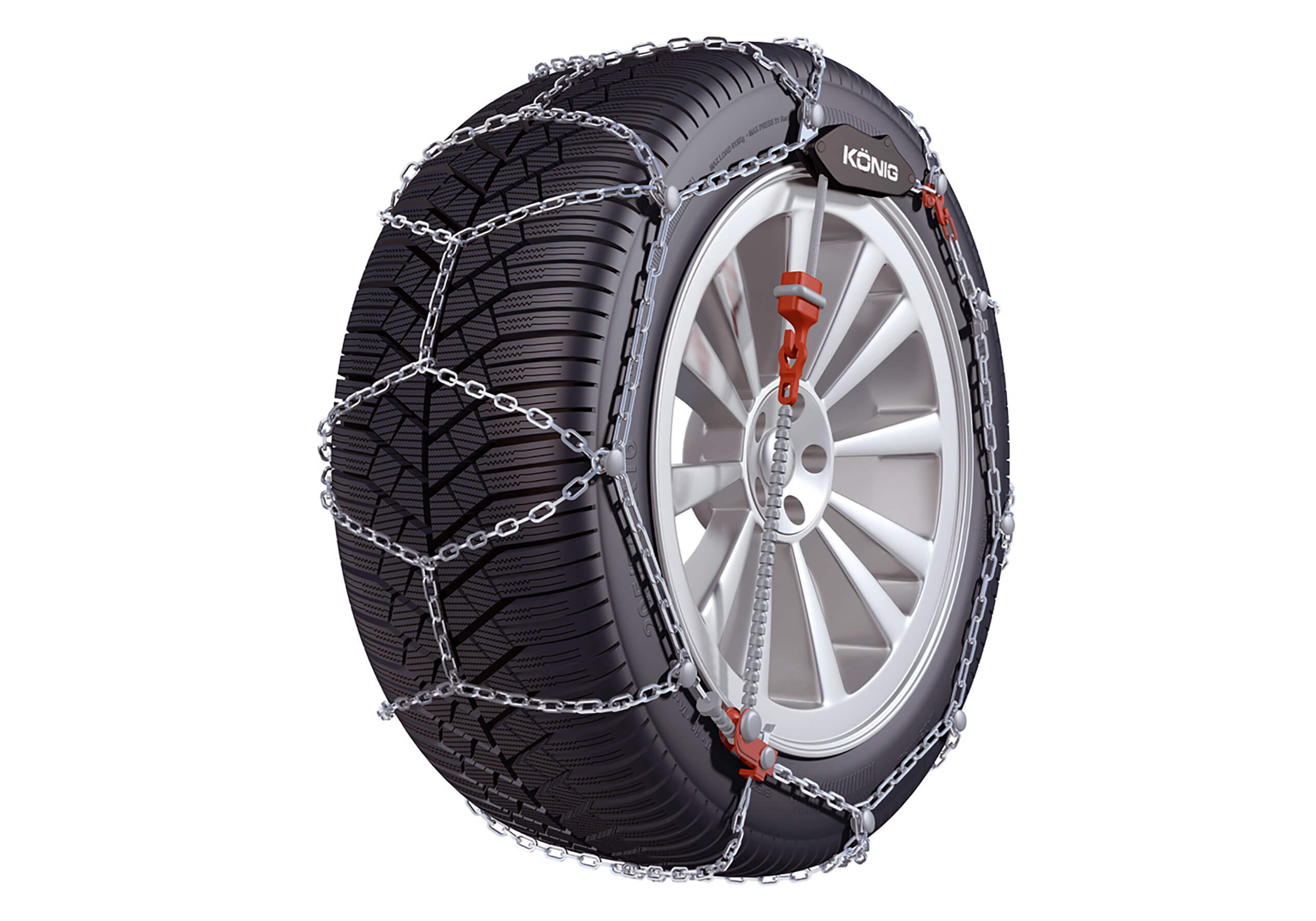 Kia Ceed five door (2018 onwards):König CG-9 snow chains (pair) no. CG-9 097