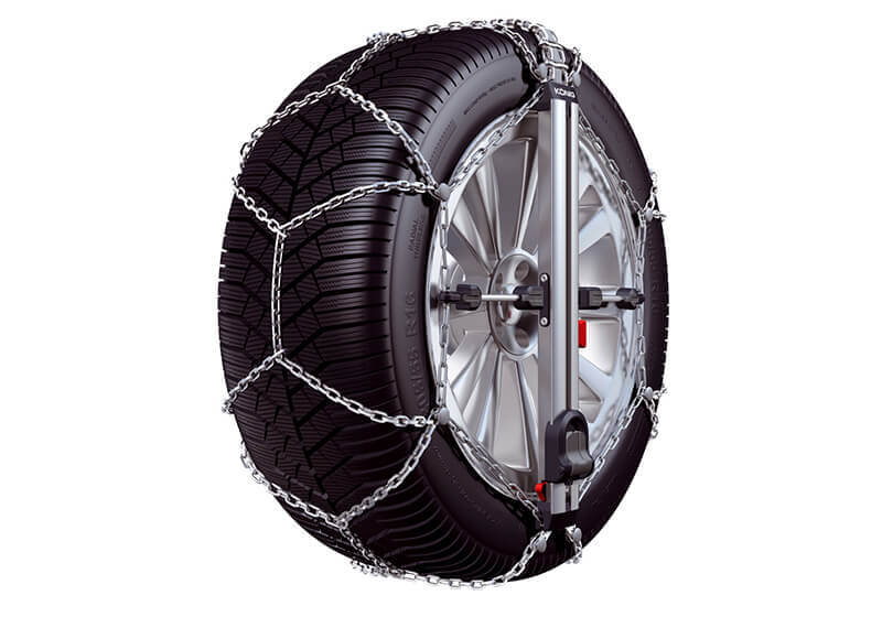 Kia Carens (2002 to 2006):Konig CU-9 Easy-fit snow chains (pair) no. CU-9 100