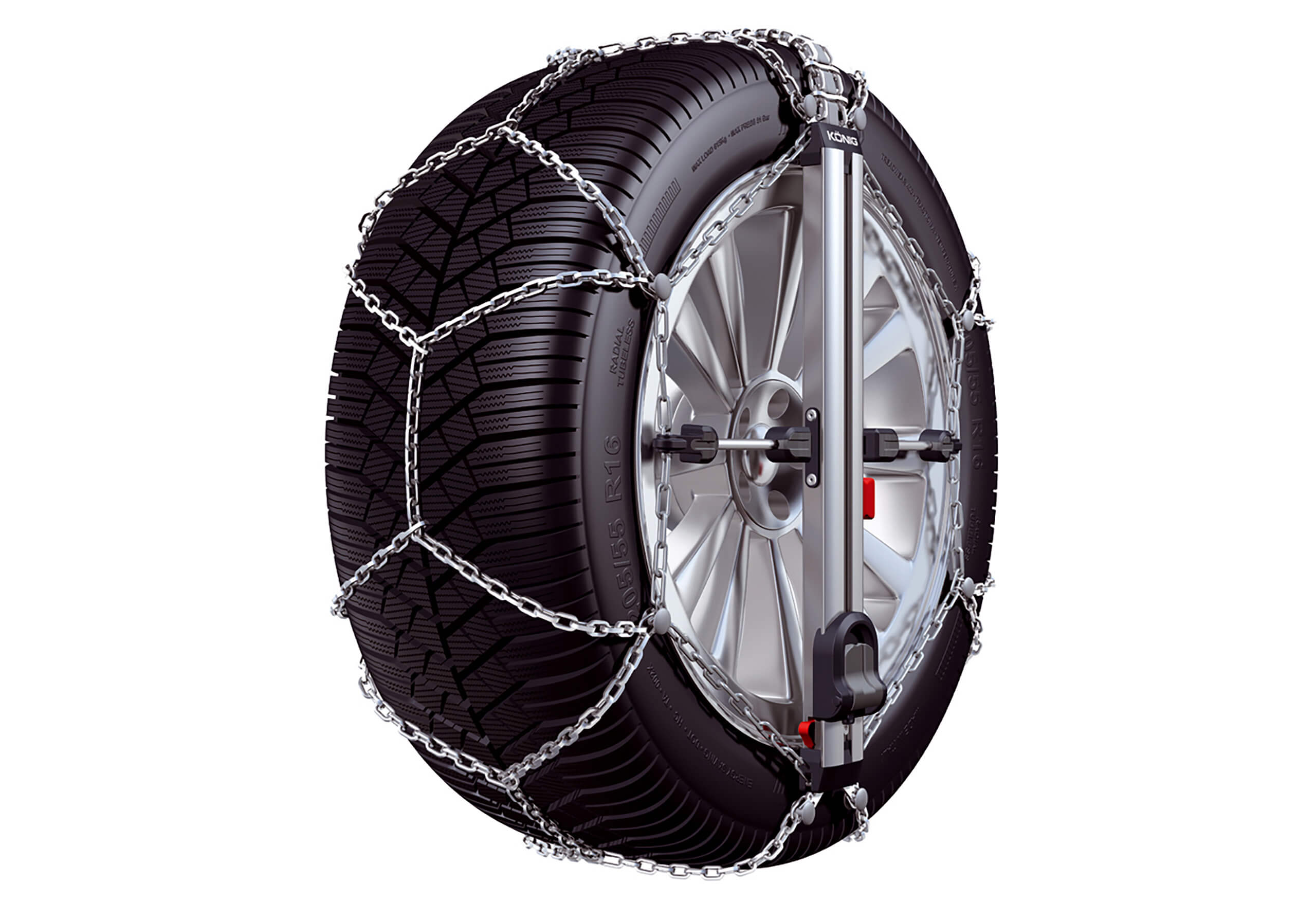 Kia Magentis four door saloon (2006 to 2010):Knig CU-9 Easy-fit snow chains (pair) no. KGCU-9 095