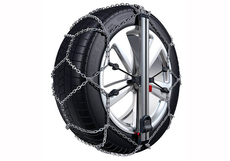 Kia Sportage five door (2004 to 2010):Konig Easy-fit SUV snow chains (pair) no. SUV 225