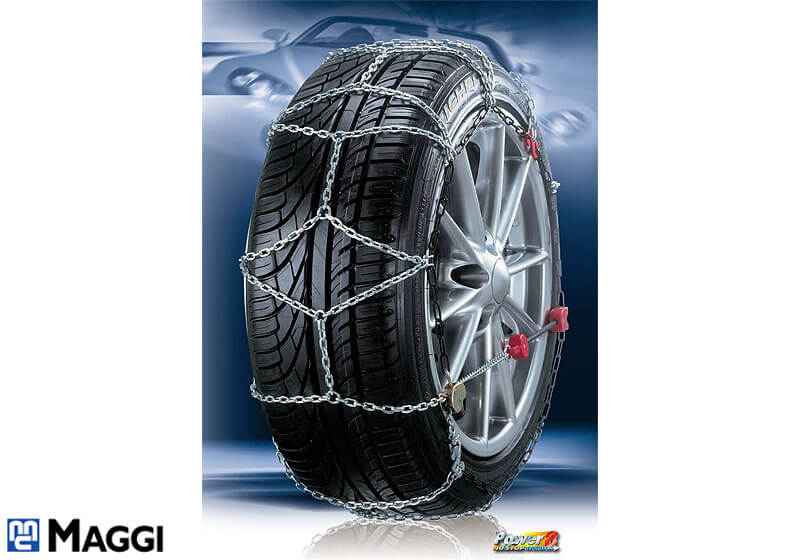 Kia Picanto five door (2011 to 2017):Maggi Power 8 chains (pair) no. MGP30