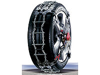 Kia Rio five door (2005 to 2011):Maggi TRAK car chains (pair) no. 107
