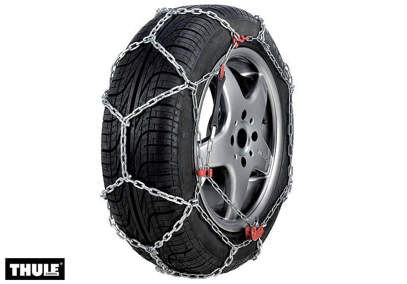 Kia Rio five door (2000 to 2005):Thule CB-12 snow chains (pair) no. CB-12 040
