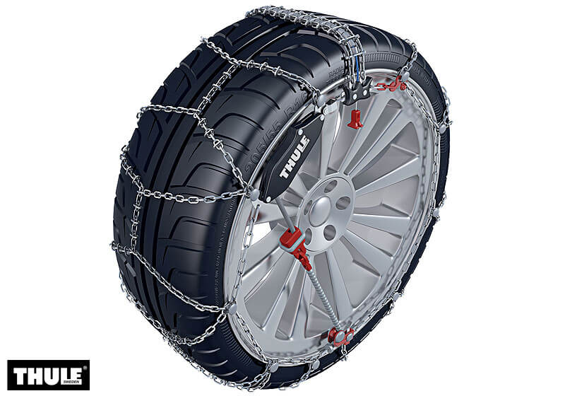 Kia Rio five door (2005 to 2011):Thule CS-10 snow chains (pair) no. CS-10 065