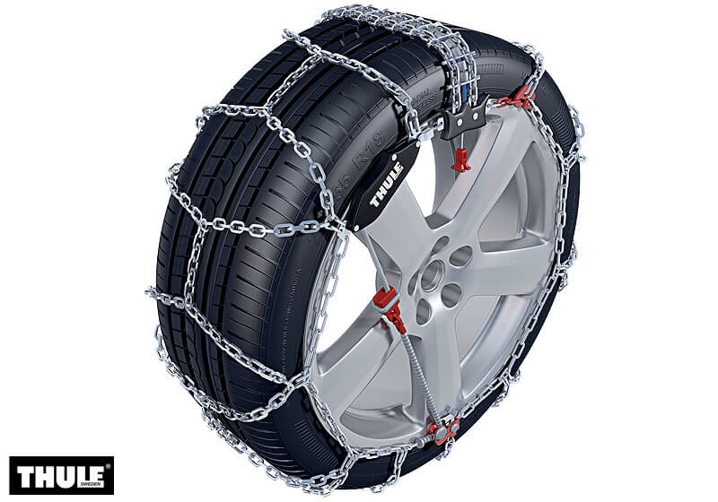 Nissan PickUp King Cab (2002 to 2006):Thule XS-16 snow chains (pair) no. XS-16 210