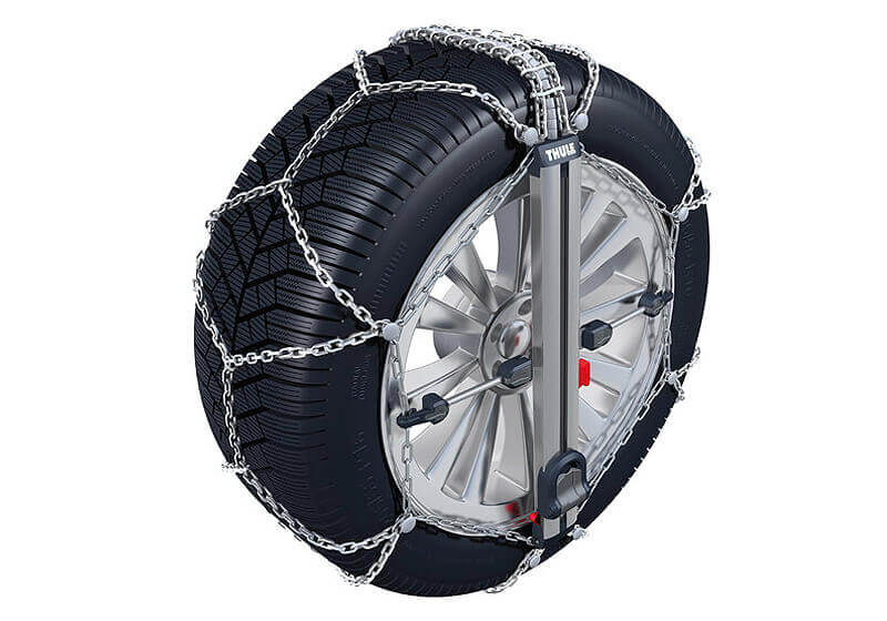 Renault Clio van (2001 to 2008):Thule CU-9 Easy-fit snow chains (pair) no. CU-9 050