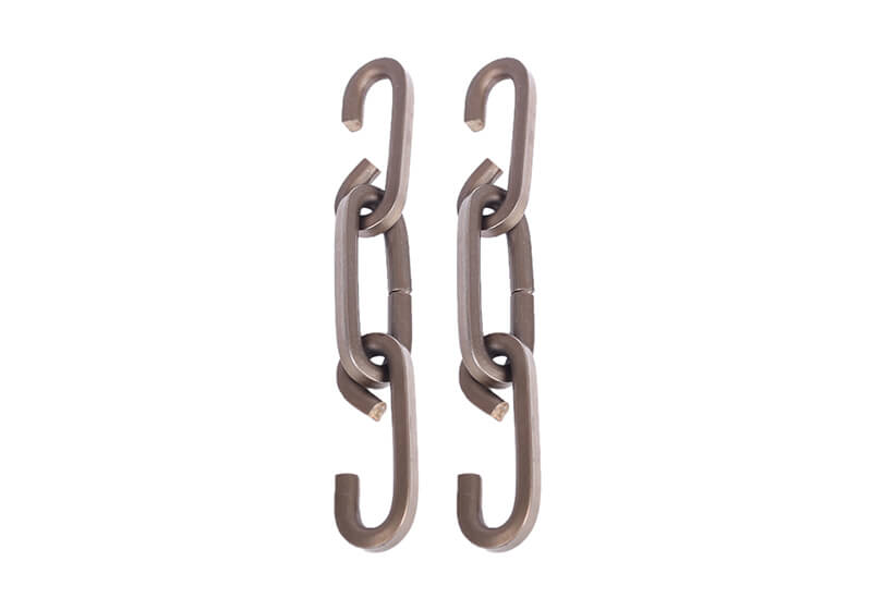Spikes-Spider 2 x 100mm chains, long link, no. SP90.311 (90.311)