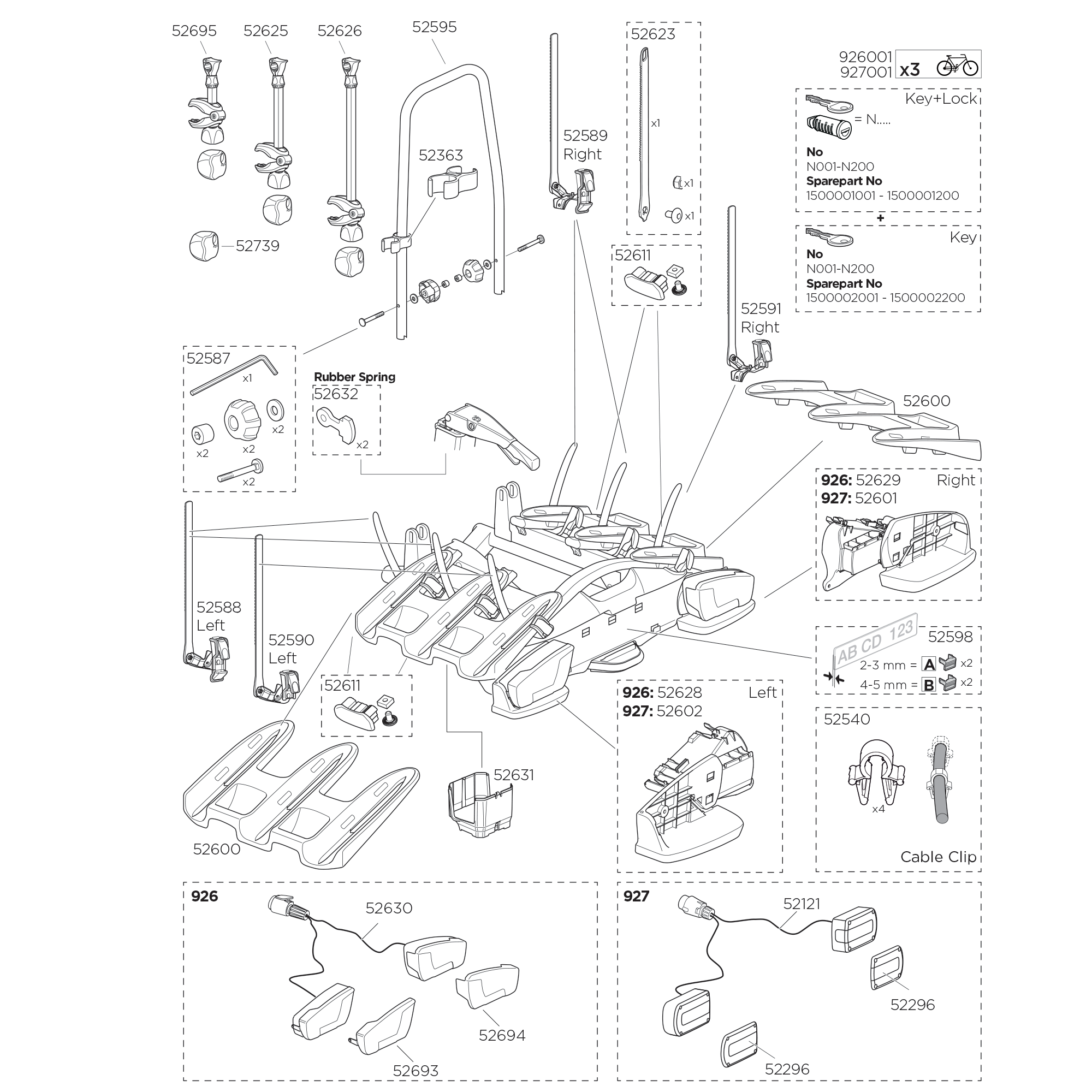 Thule velocompact sales 927 3