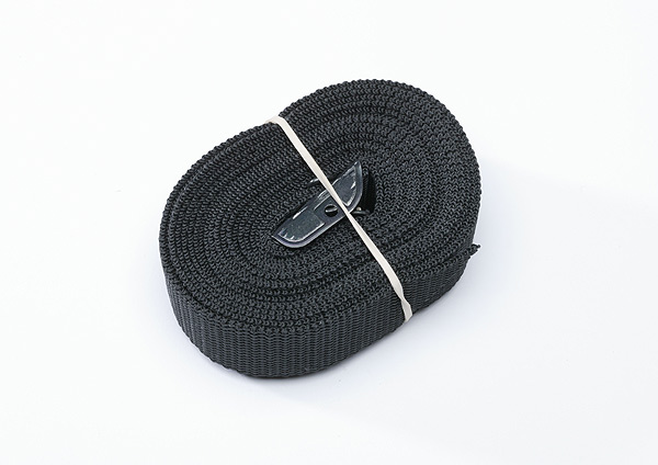 :FASTY strap 350cm, black, 25mm wide, 400kg (1 strap) no. FS125