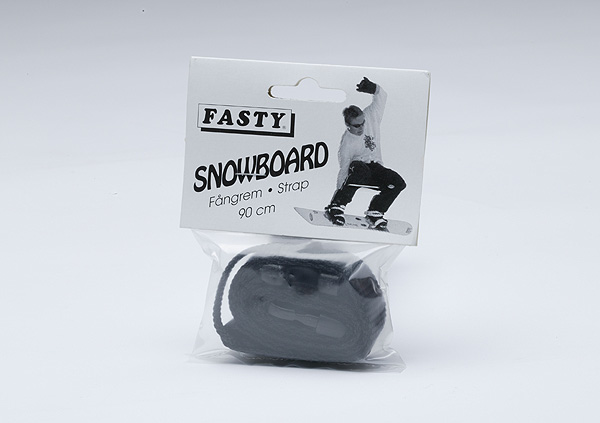 FASTY Snowboard Strap 90cm black (1 strap bag) no. FS190