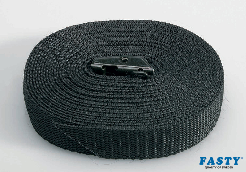 :FASTY strap 500cm, black, 25mm wide, 400kg (1 strap)