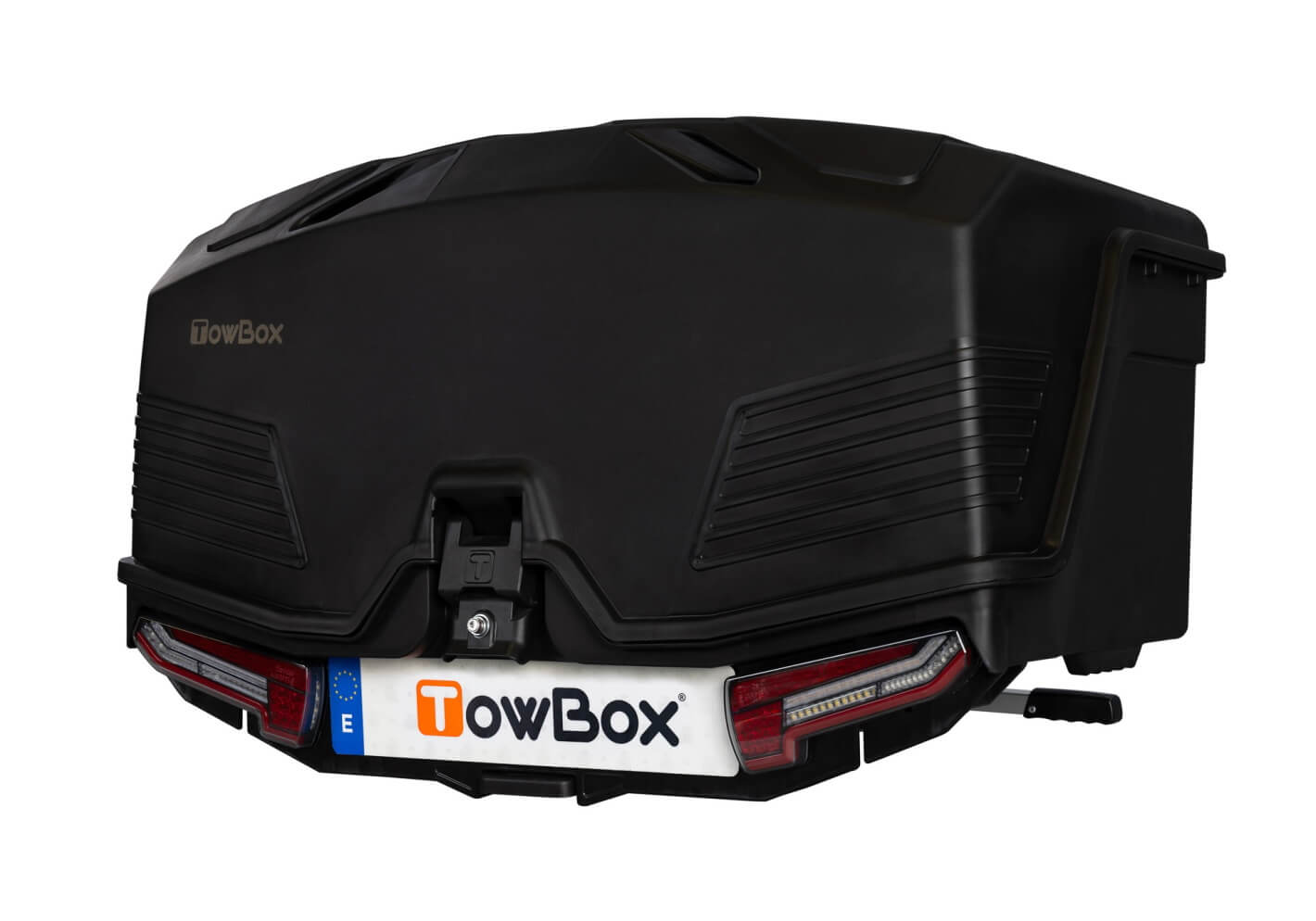 :TowBox ALPHA towball-mount 330L rear box, black, TVAXNN1