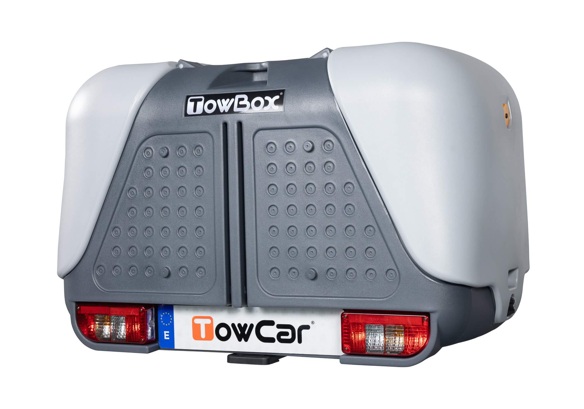 :TowBox V2 towball-mounted 390L rear box, grey, T2X000C 