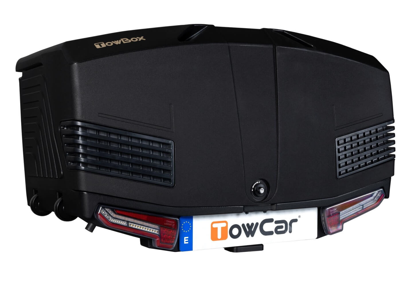 :TowBox V3 towball-mounted 400L luggage box, black, TV3XNN0