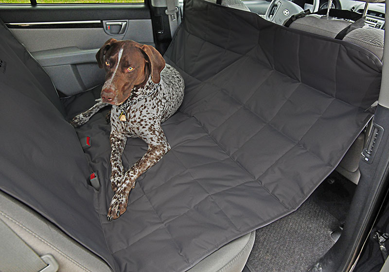 Lexus LS four door saloon (2017 onwards):EB rear seat hammock protector, anthracite, no. EBSPHM AN