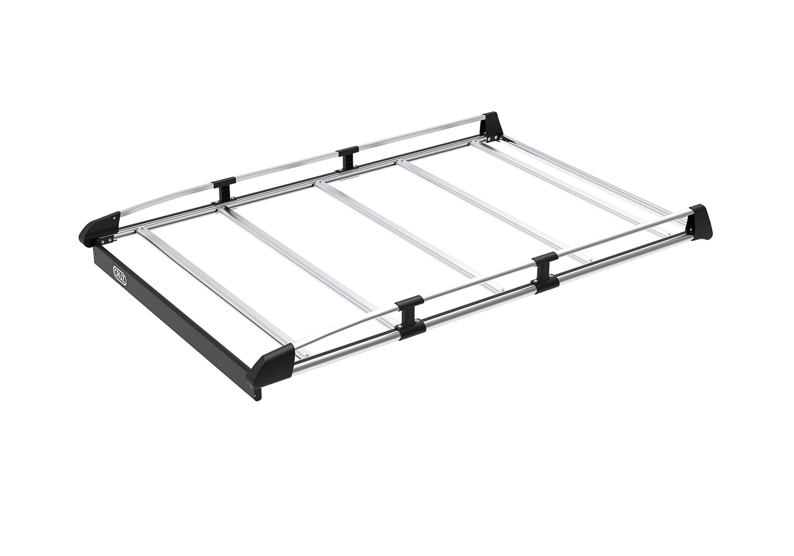 Peugeot Traveller L2 (standard) (2016 onwards):CRUZ aluminium Evo Rack Alu system (2.6m long x 1.4m wide)