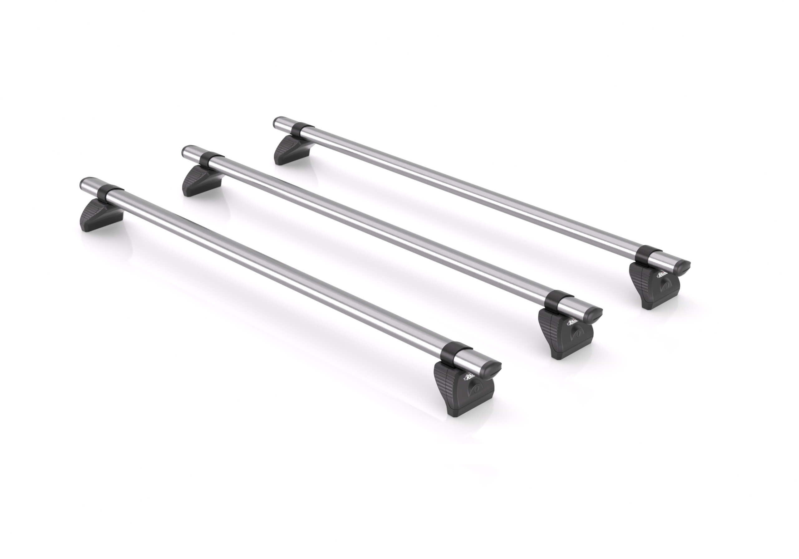 Renault Master L1 (SWB) H2 (high roof) (2010 to 2024):Rhino KammBar Fleet steel roof bars (3 bars) QA3FL