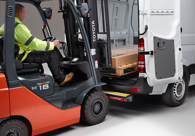 Ford Transit Custom L2 (LWB) H2 (high roof) (2013 to 2024):Rhino ImpactStep, INCLUDES reversing sensors, no. IMR02