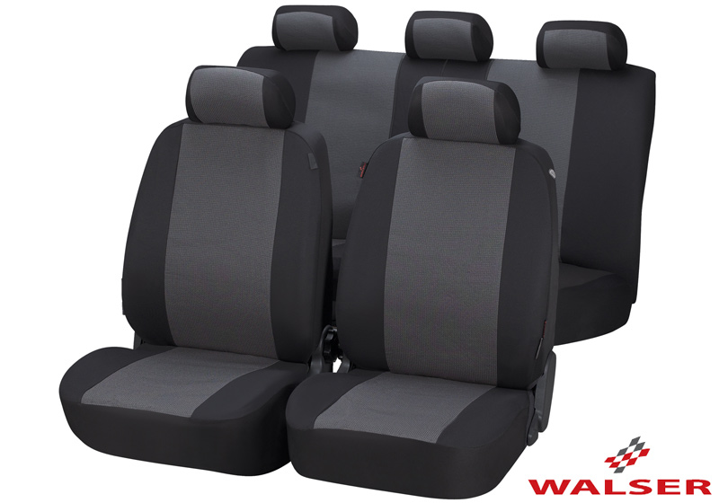 Hyundai Accent four door saloon (2006 to 2010):Walser jacquard car seat covers, Pineto, 12435