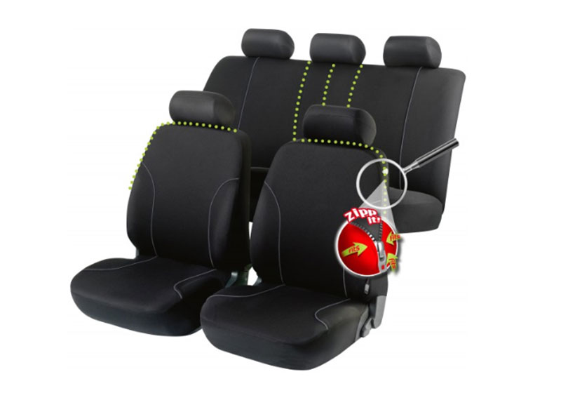 Hyundai Accent three door (2000 to 2006):Walser ZIPP-IT seat covers, Allessandro, 11799