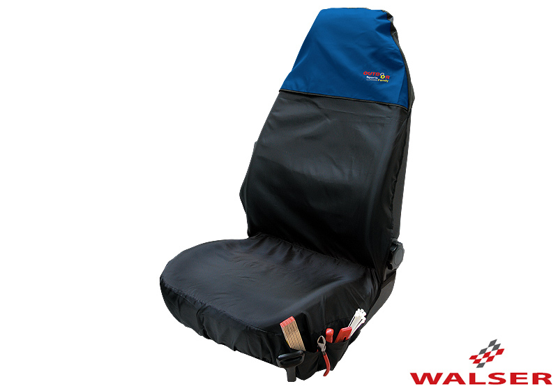 Skoda Fabia five door (2014 to 2021):Walser car seat covers Outdoor Sports & Family blue - WL12063