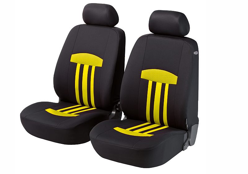 Mercedes Benz A Class five door (2005 to 2012):Walser seat covers, front seats only, Kent yellow, 11812