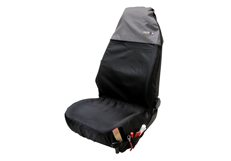 Skoda Fabia five door (2014 to 2021):Walser car seat covers Outdoor Sports & Family grey - WL12067