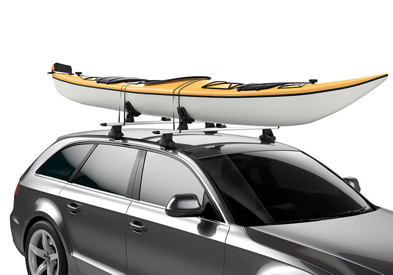 RUK Sport Deluxe Kayak / SUP / Canoe Foam Roof Rack System