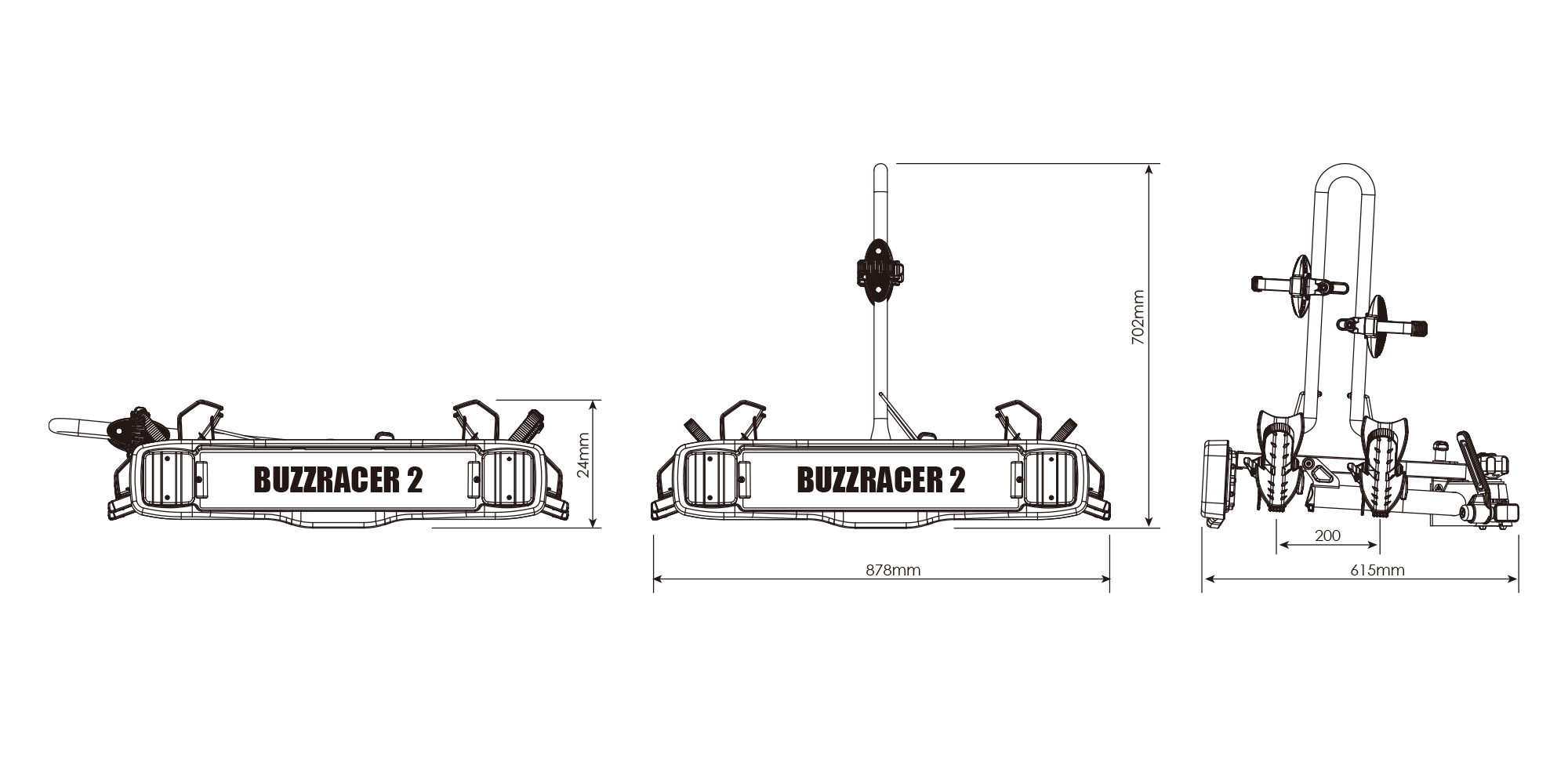 BUZZRACK BuzzRacer 2 technical specifications