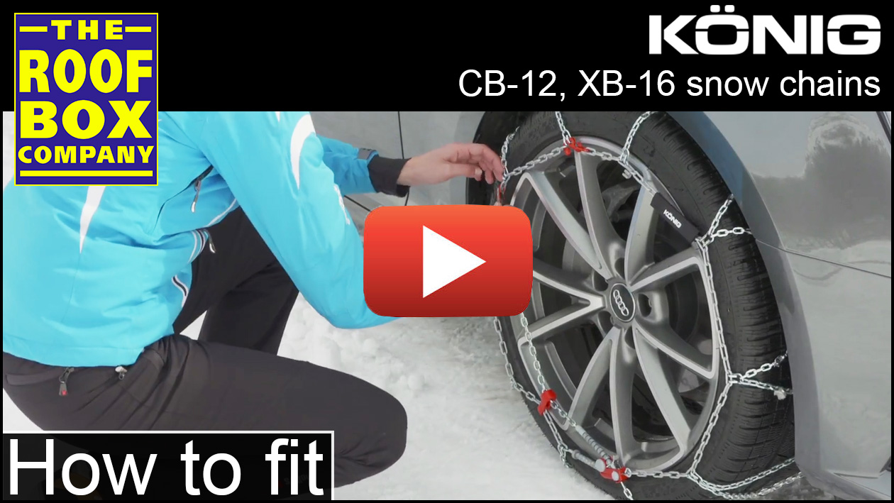 BMW 3 series Touring (19 on) König CB12 snow chains (pair) no. CB12 095.