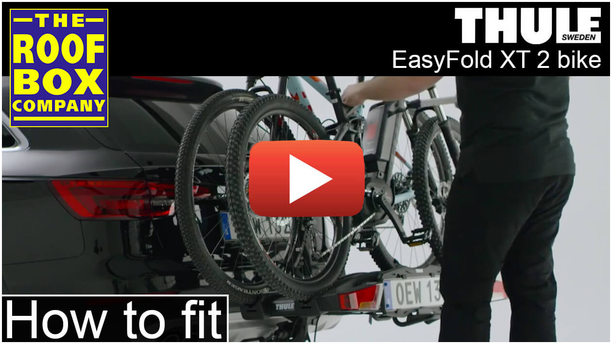 Thule EasyFold XT folding 2 bike carrier no. 933.