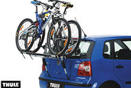 Example of a Rear door mounting 'Hang On' bike carrier