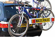 Example of a Tow bar mounting 'Hang On' bike carrier