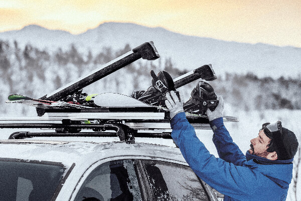 Subaru Impreza four door saloon (2003 to 2007):Ski carriers