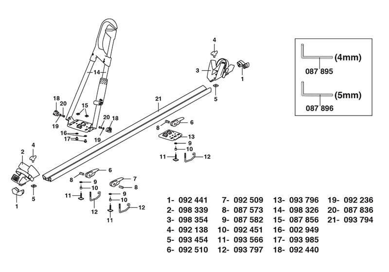 Atera Giro AF spare parts