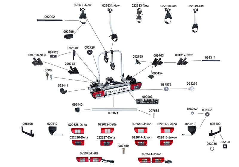 Atera STRADA Sport spare parts