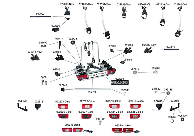 Atera STRADA Sport M 3 to 4 bike carrier no. AR2685
