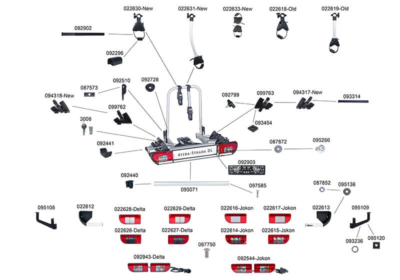 Atera bike best sale rack spares