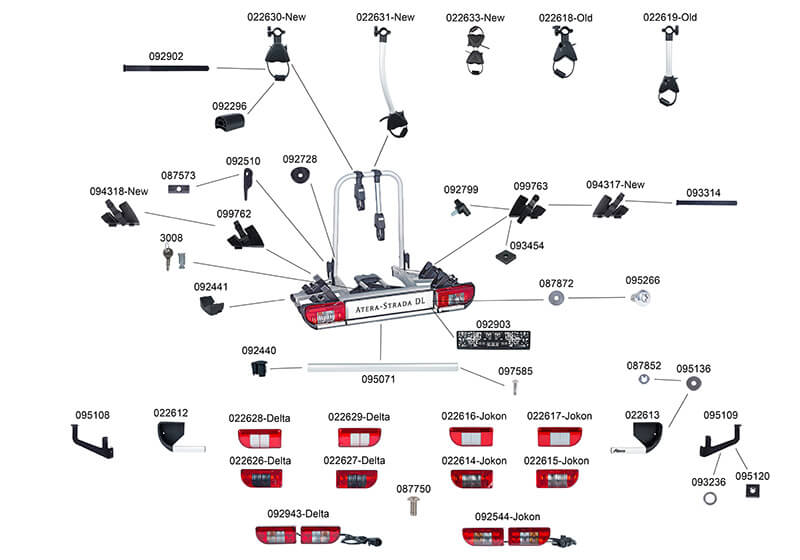 Atera STRADA spare parts